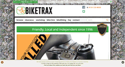 Desktop Screenshot of biketrax.co.uk